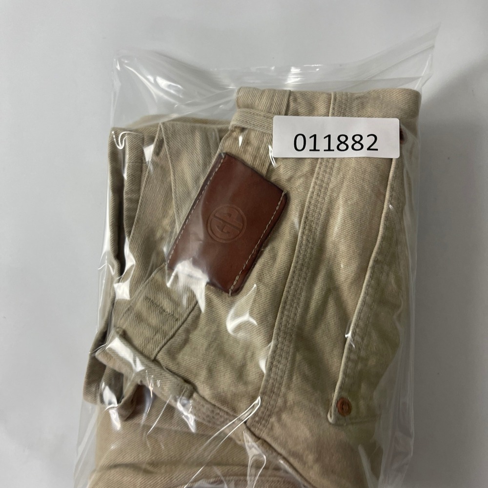 Grease Point Workwear Pants Mens 30x32* Beige Double Knee Selvedge Workwear USA - Picture 11 of 16